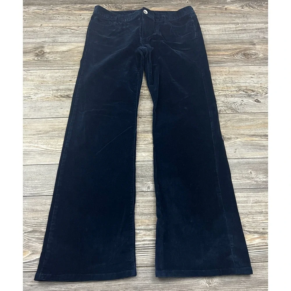 Banana Republic Mens Pants‎ Navy Corduroy Mid Rise Size 31 (ACTUAL 36x33)